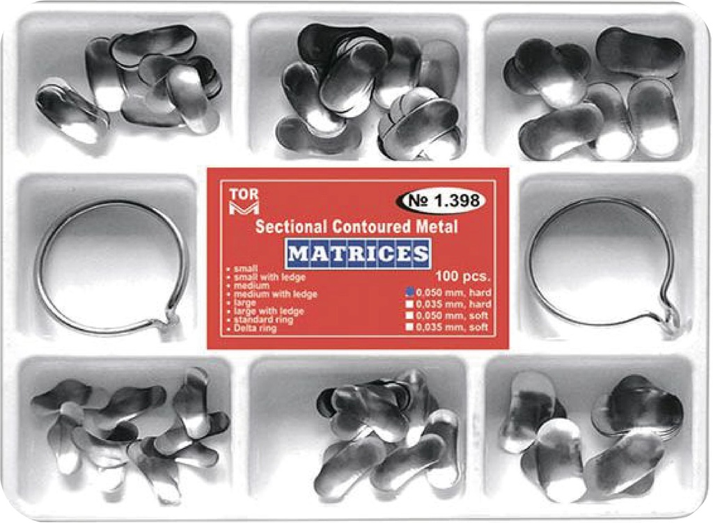 Tor Sectional Matrix 100 Pcs